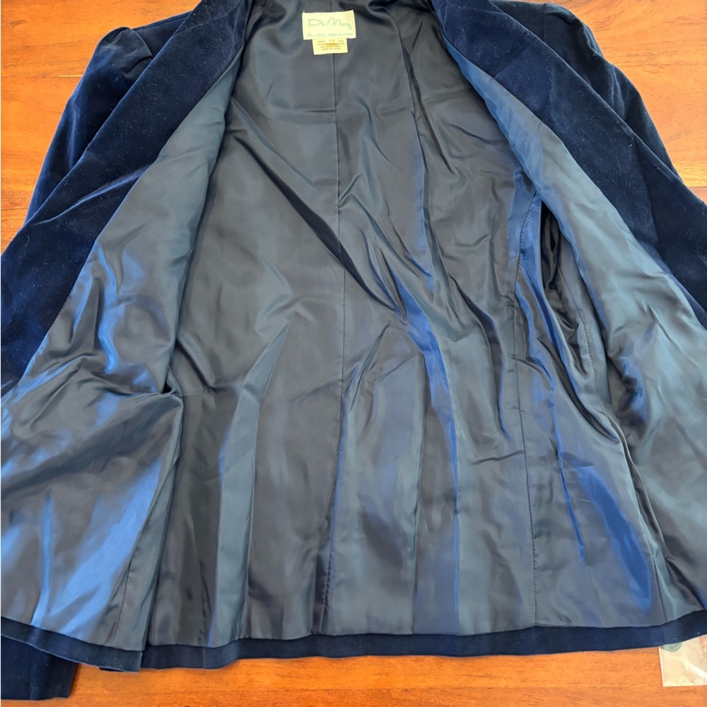 NWT Vintage De Mura Velvet Blazer - Picture 3 of 10